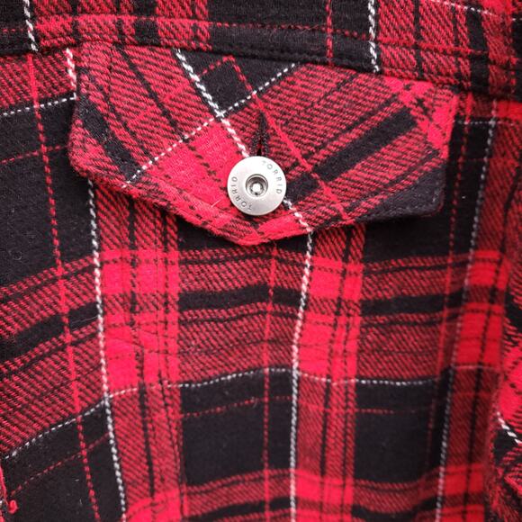 Torrid Red Plaid Trucker Jacket Sherpa Collar size 2X or 3X? - Picture 4 of 13